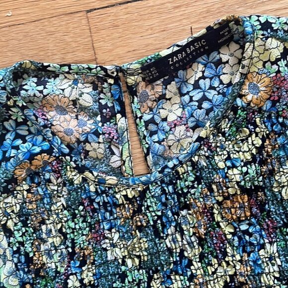 𝅺💚 Zara Floral Print Sleeveless Top - Picture 3 of 5